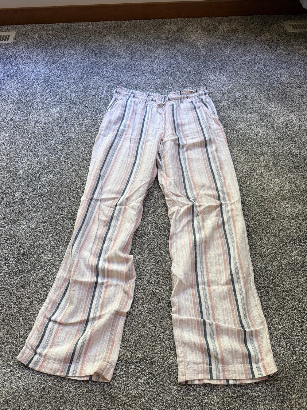 SO Striped Casual Bottoms in Pink and Blue